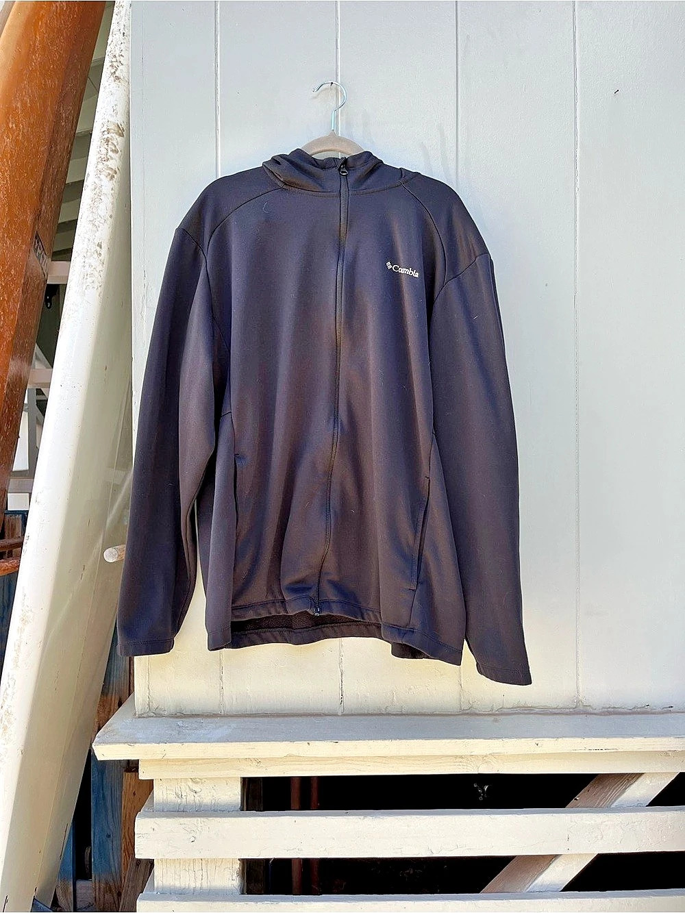 Columbia Men's Black Hooded Jacket